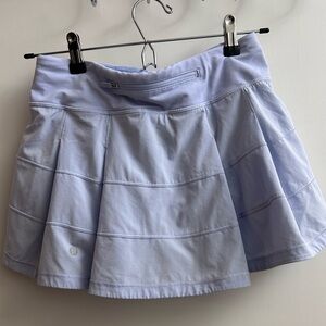 Lululemon Lilac Pace Rival Skirt size 4 EUC  Smoke lavender/pastel lavender. U25